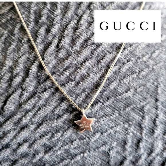 Gucci Jewelry - Authentic Gucci silver star dainty charm for necklace or bracelet.